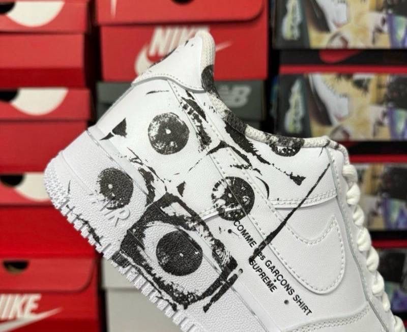 [РОЗПРОДАЖ] кросівки Nike Air Force x Supreme x Comme Das Garcons