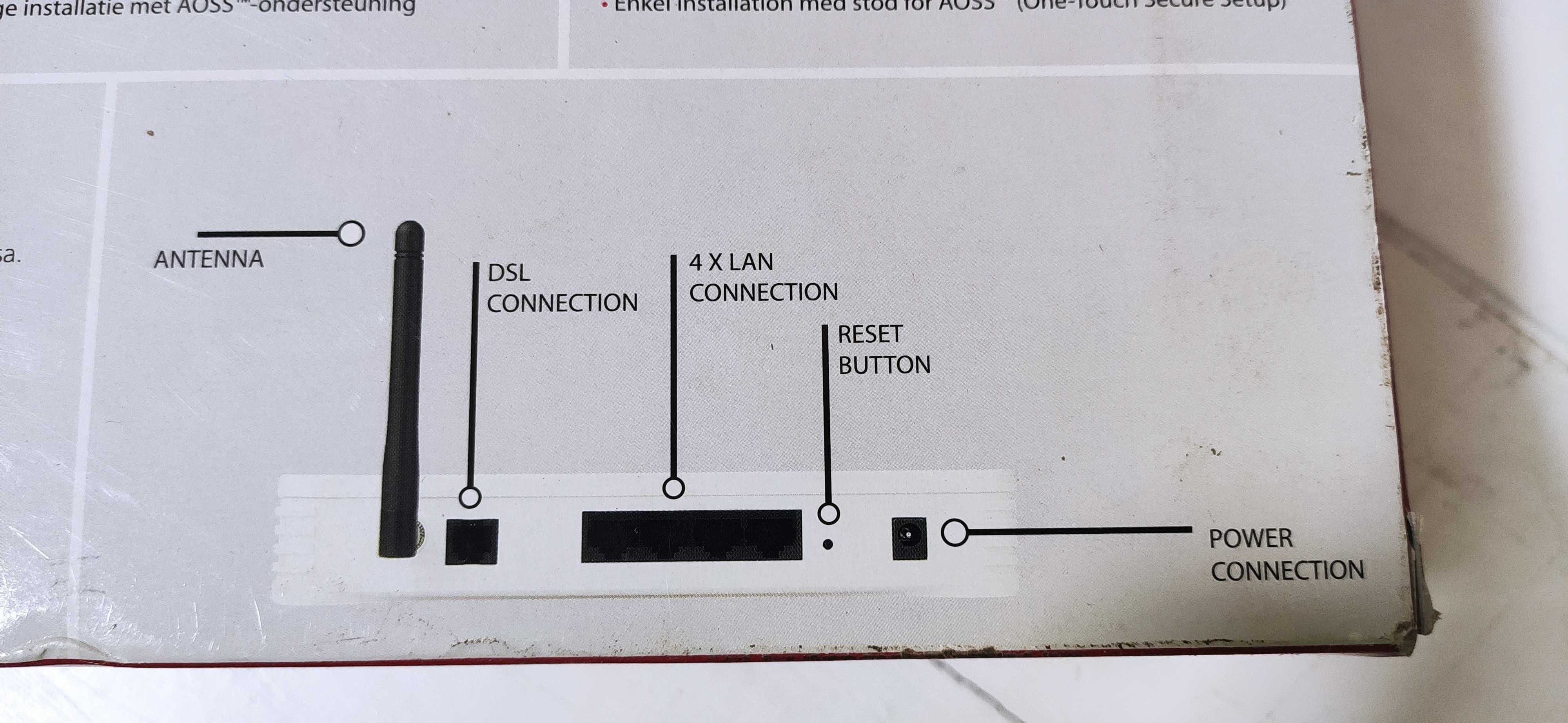 Router Buffalo Wireless-G ADSL2+
