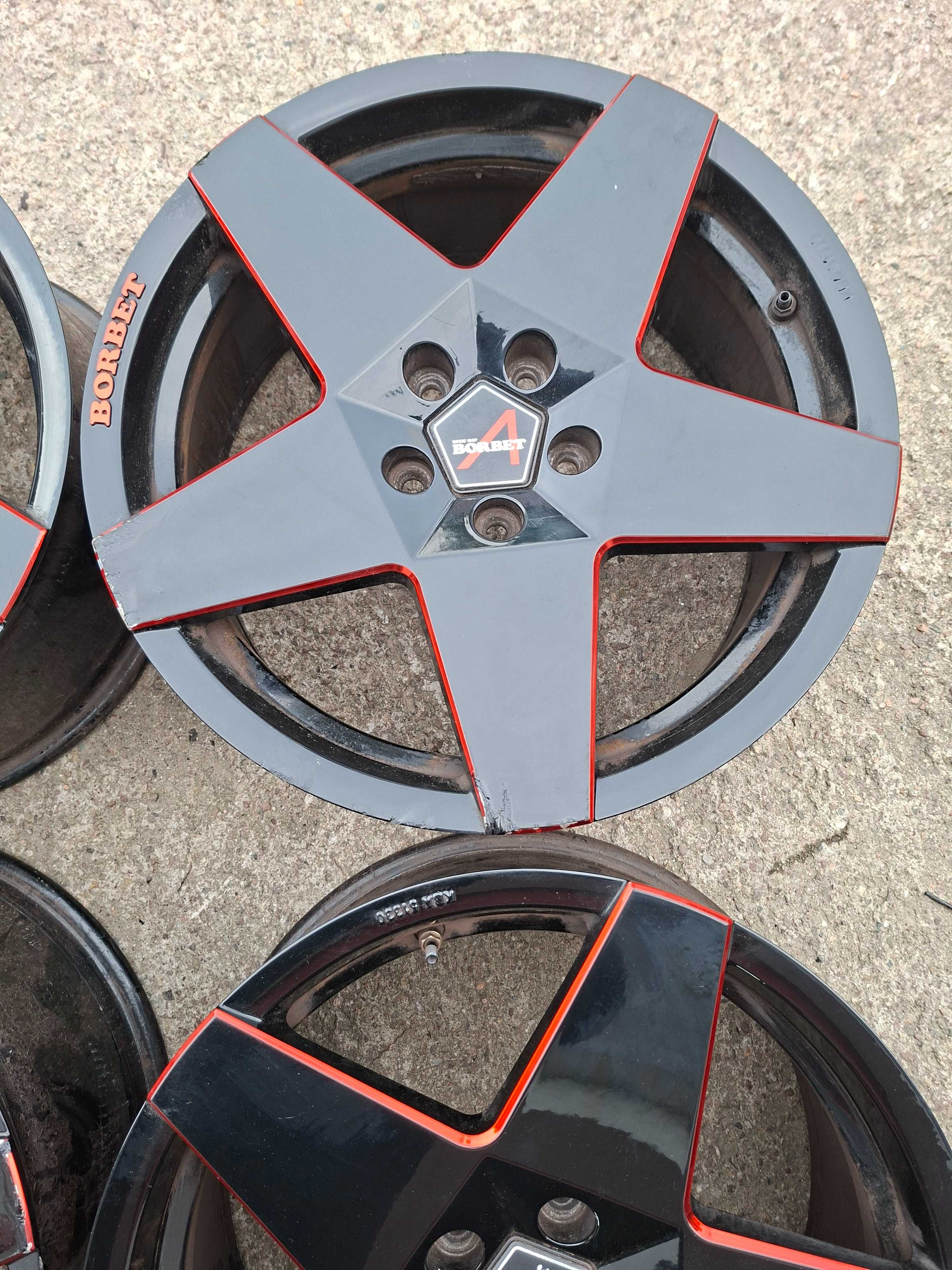 Felgi aluminiowe Borbet A 18 8" 5x112 ET45 Audi Volkswagen komplet
