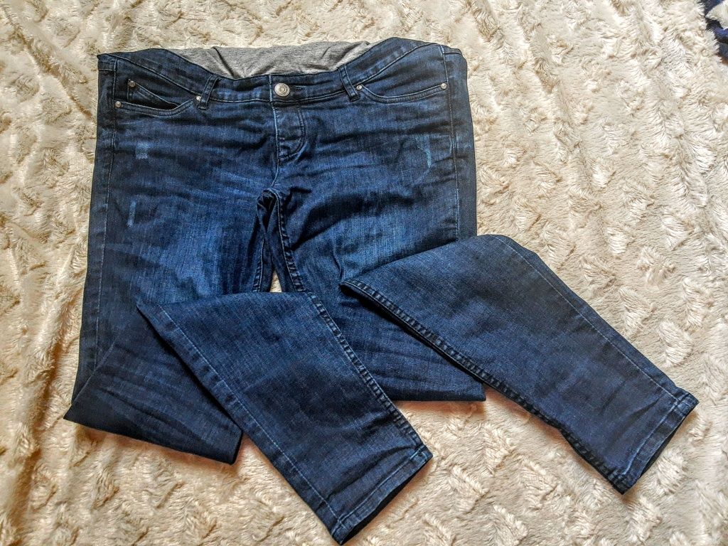 Spodnie ciążowe jeans rurki 40 L