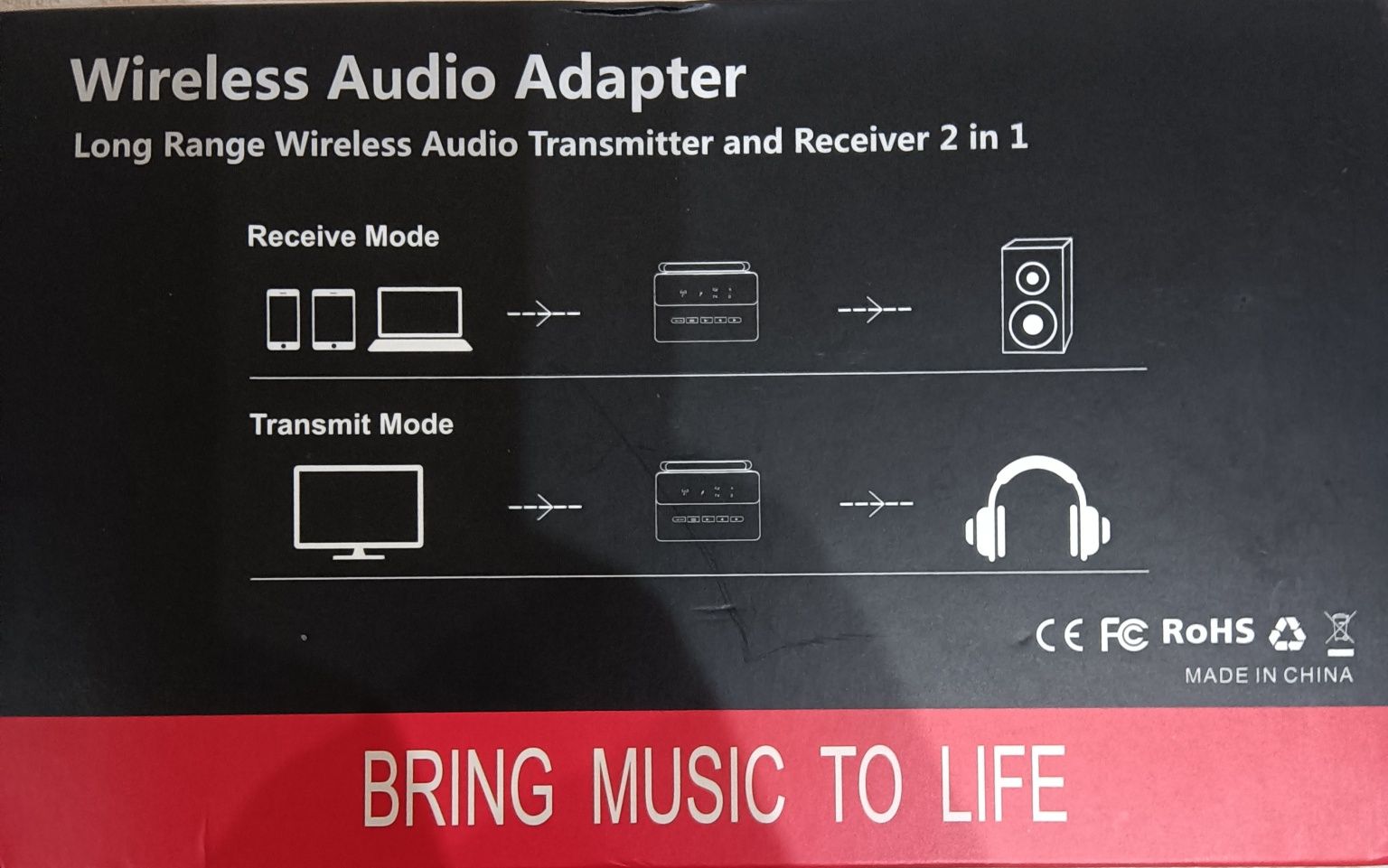 Wireless audio adapter