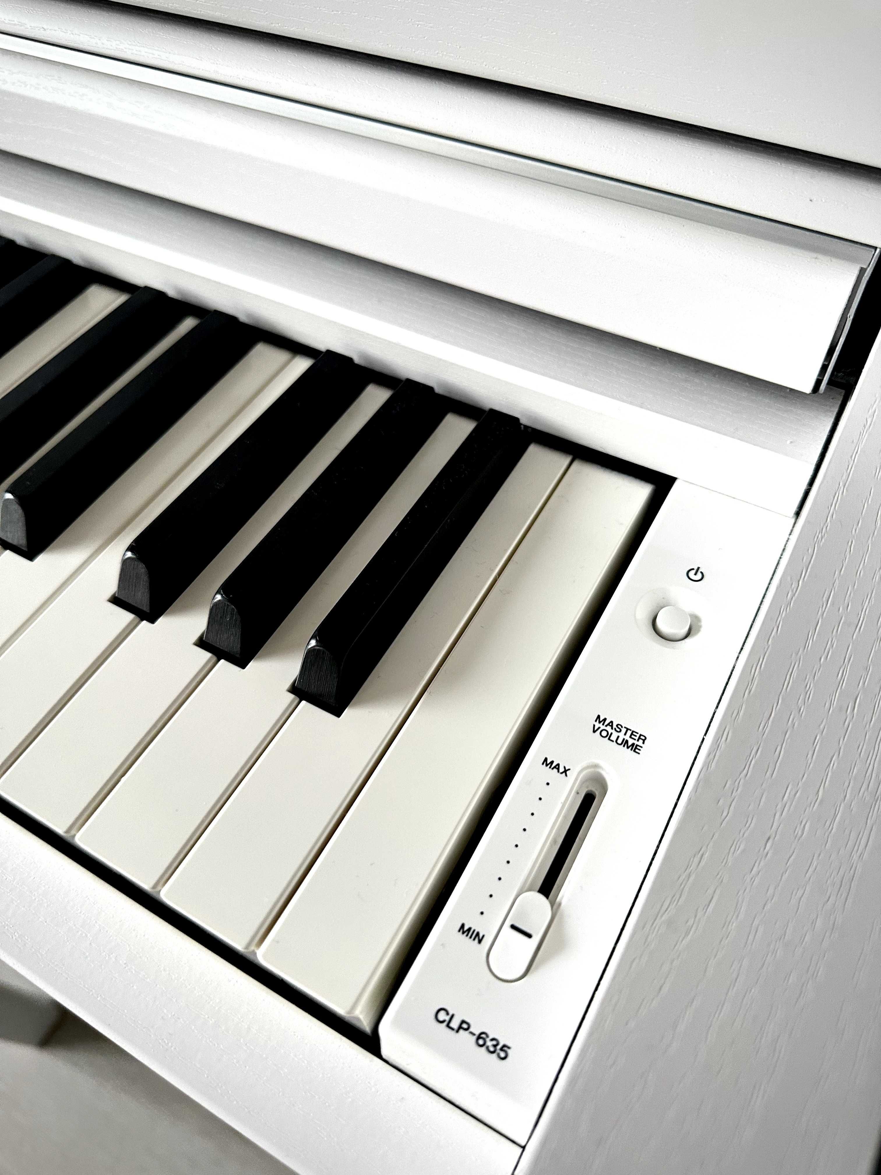 Цифрове піаніно Yamaha Clavinova CLP-635 White + банкетка в подарунок!