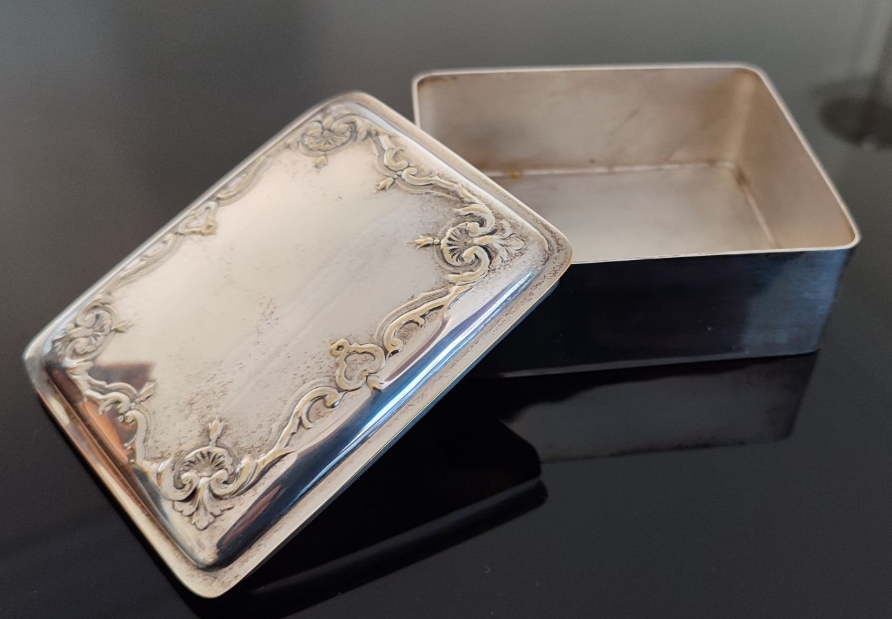 Caixa silver plates 9 x 7 x 4 cm