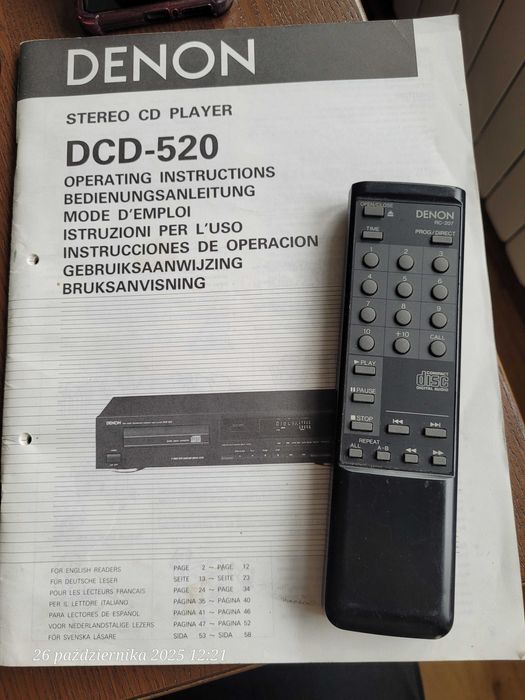 Odtwarzacz CD Denon DCD-520