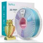 FILAMENT SUNLU 1.75 mm SILK PLA+ Plus Tri-Color Red Yellow Green 1kg