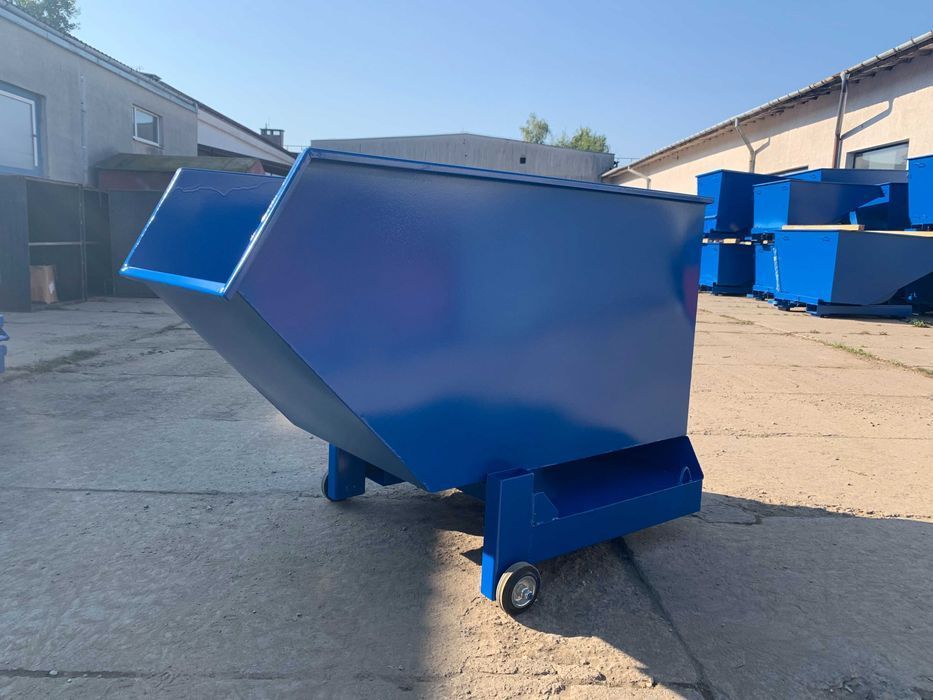 Pojemnik Samowyładowczy Na Kołach PMMC LIGHT 800L Polski Produkt