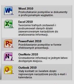 Microsoft Office 2010 BOX dla użytkowników domowych małych firm