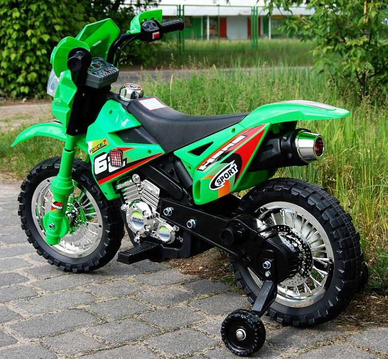 Duży MOTOR CROSS STRONG 2 na akumulator DŹWIĘKI ZP-3999A