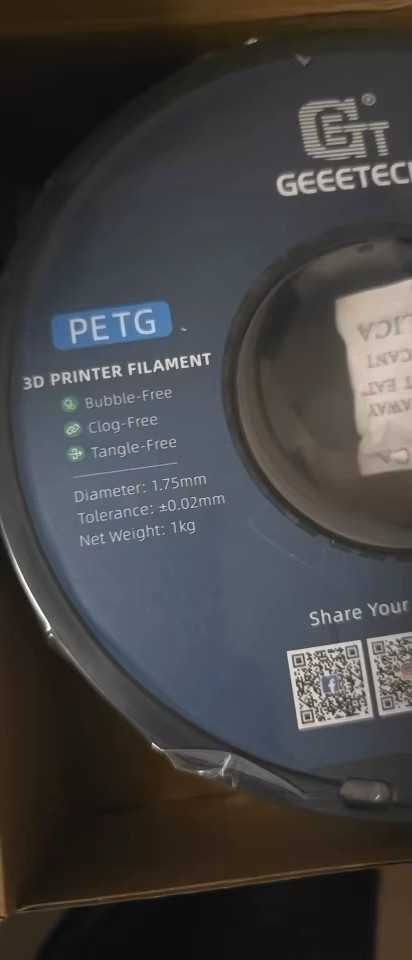 Filamento 3D Petg KG Geeetech