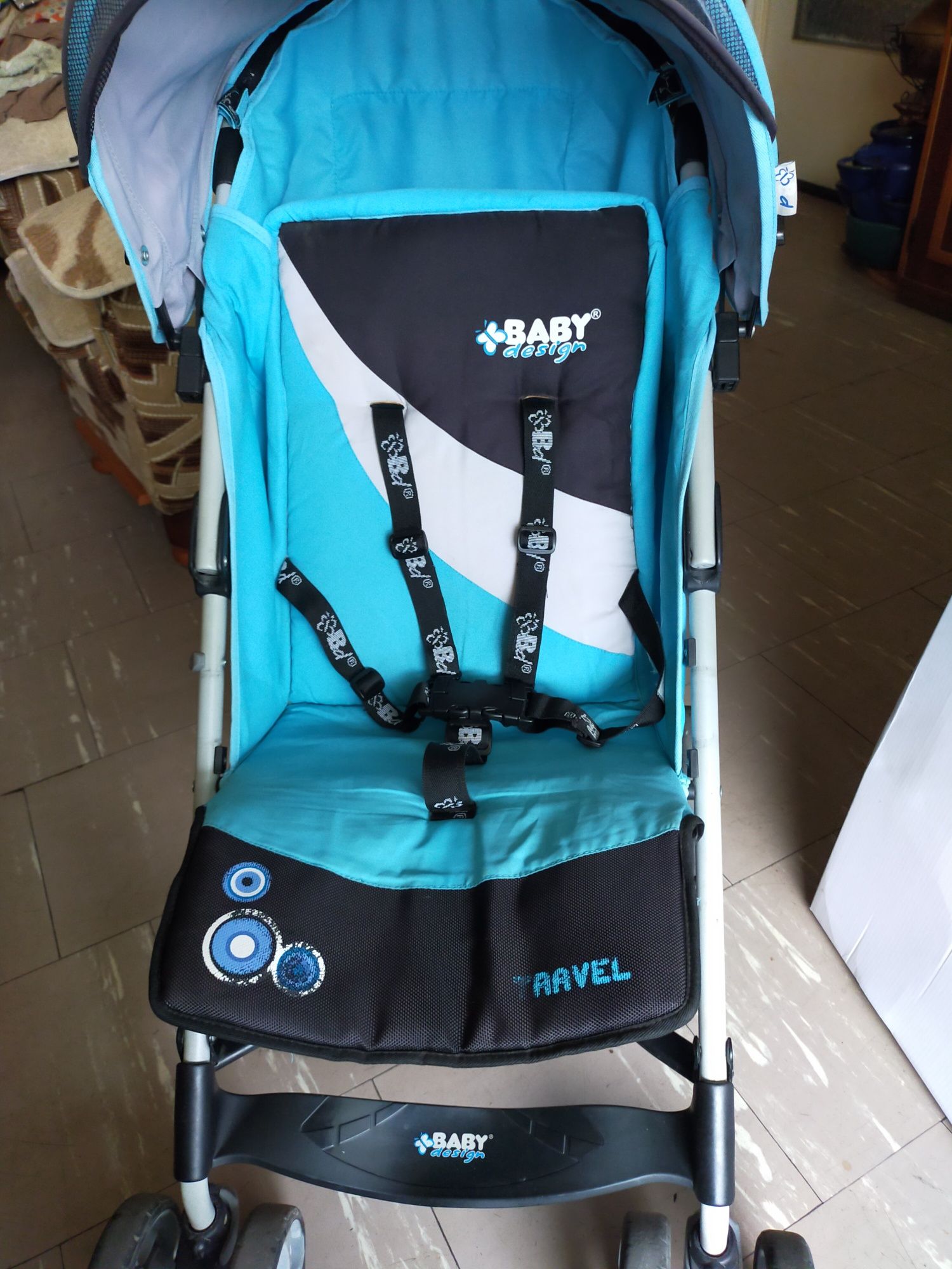 Wózek  dziecięcy spacerowy Baby Design Travel typu parasolka