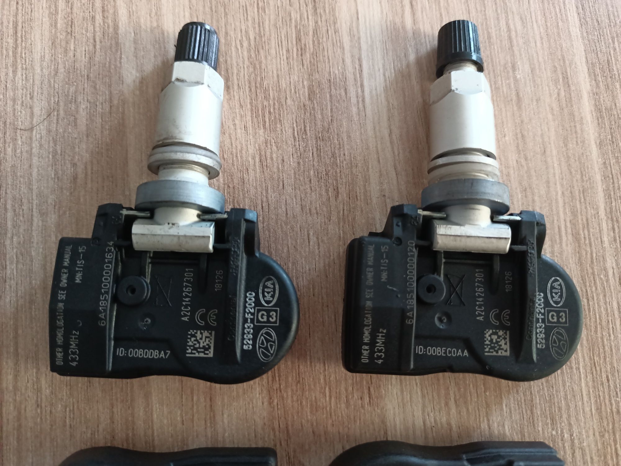 czujniki TPMS ciśnienia opon kia hyundai