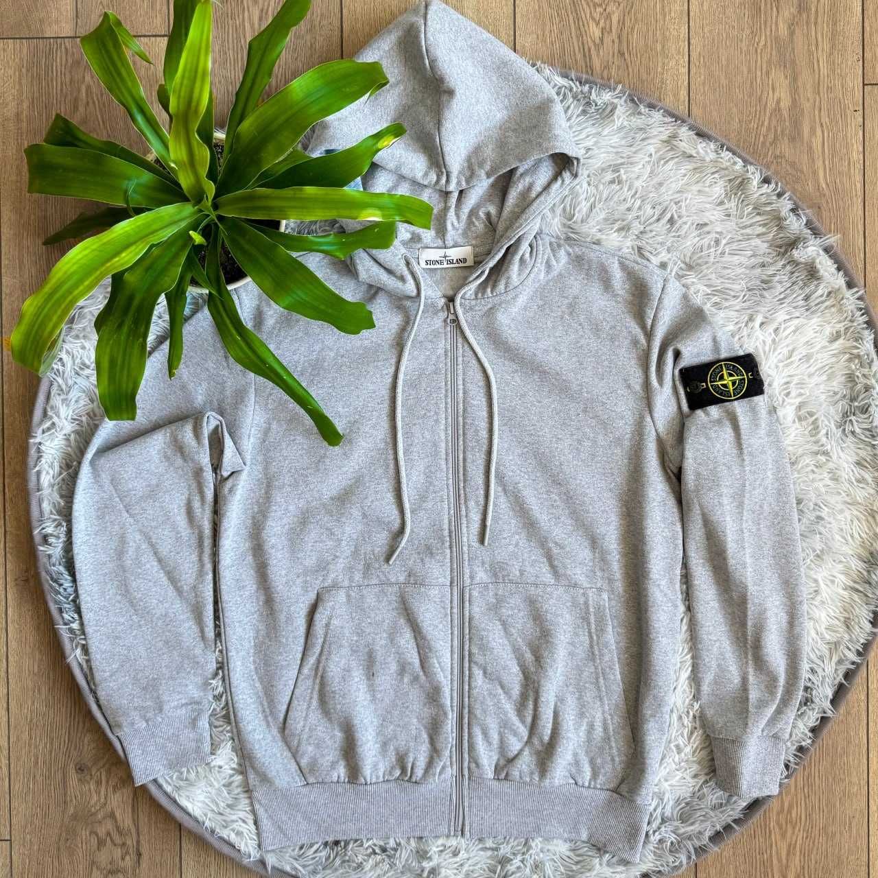 Новая кофта | Stone Island ОлІмпійка Хакі | Зіп Худі Стон Айленд