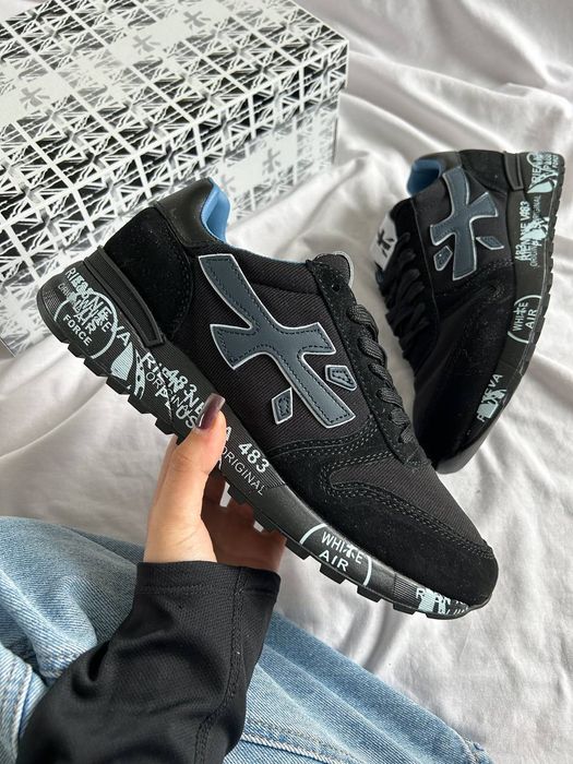 41-45 р кросівки Premiata Mick Black Blue