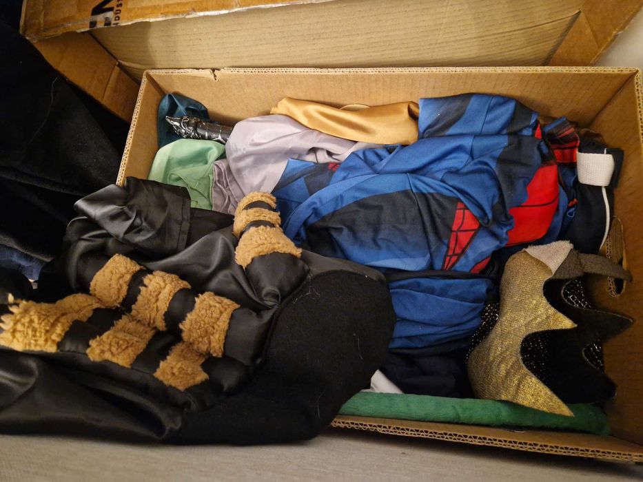 Strój superbohatera, zajączka, inne