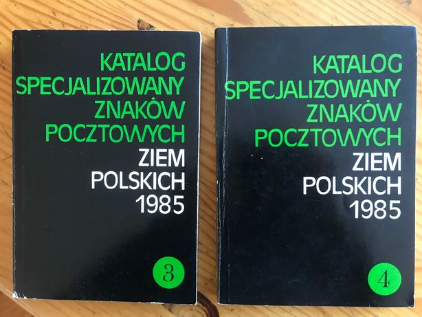 Katalog specjalizowany znaków pocztowych ziem polskich - 1985r