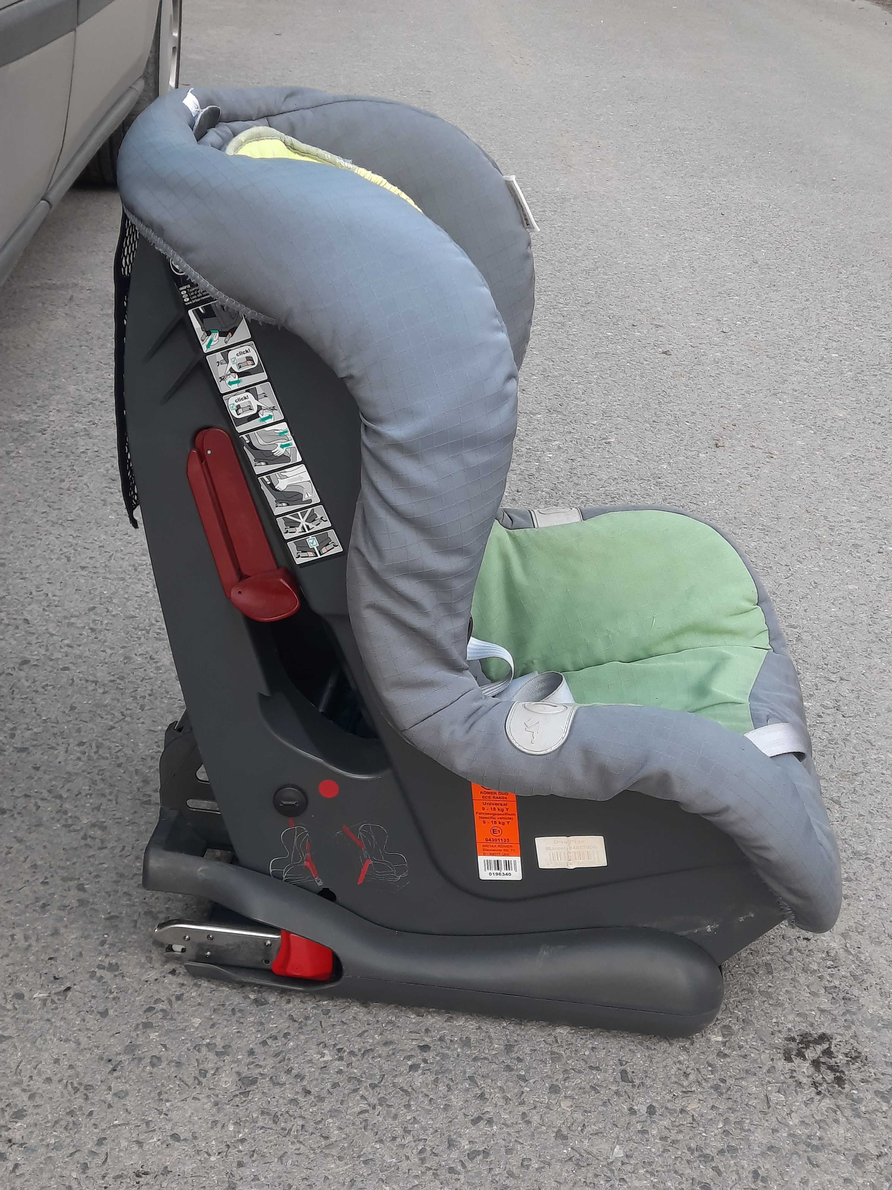 Bezpieczny ISOFIX fotelik Römer 9-18kg Britax Romer funkcja spania