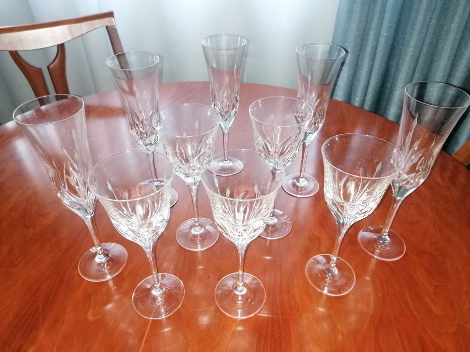 Conjunto copos cristal Da Vinci