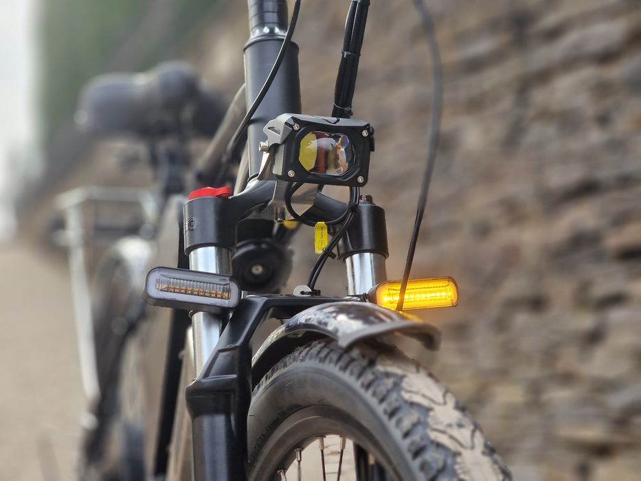 Велосипедная фара мощная 36 48 60 вольт электровелосипед передняя вело