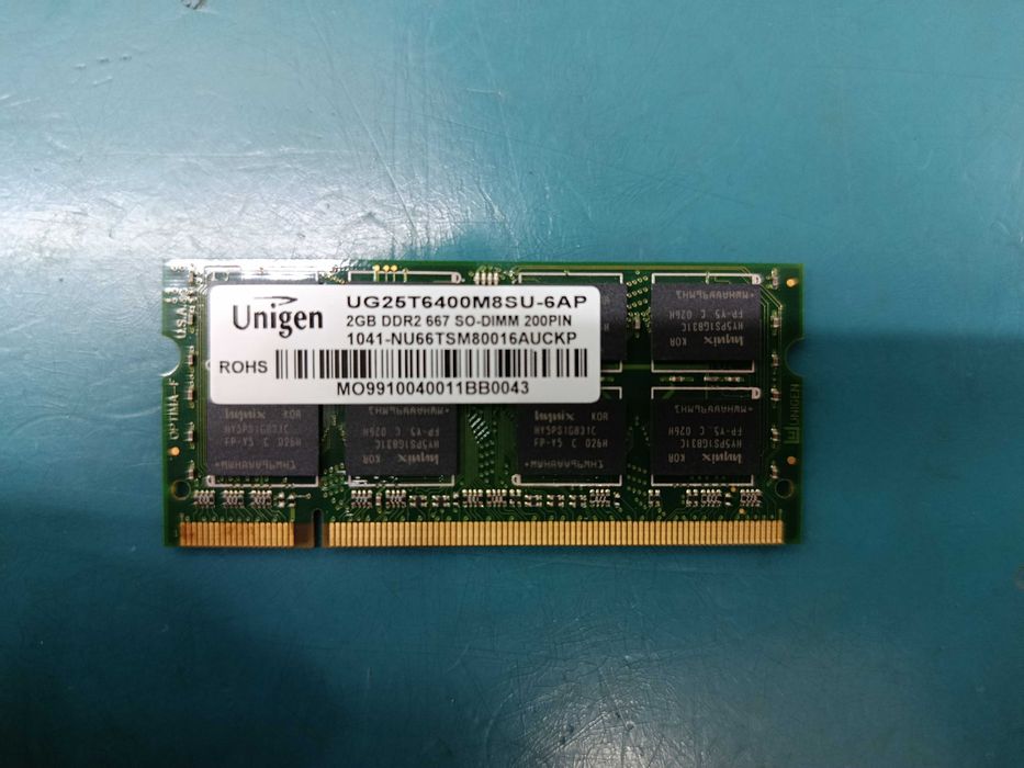 Memória sodimm ddr2 2Gb ou 4Gb 166Mhz