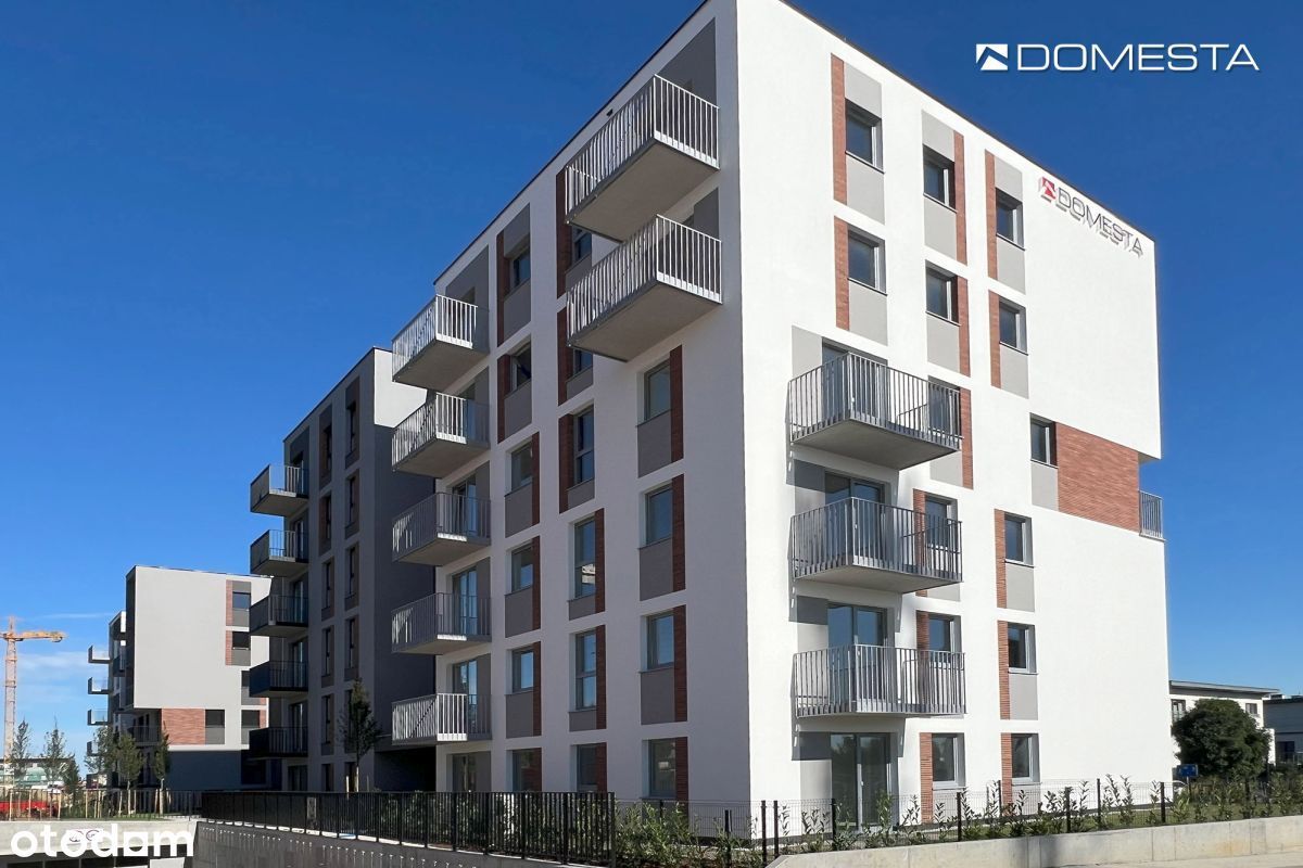 2-pokojowe mieszkanie 45m2 + balkon Bezpośrednio