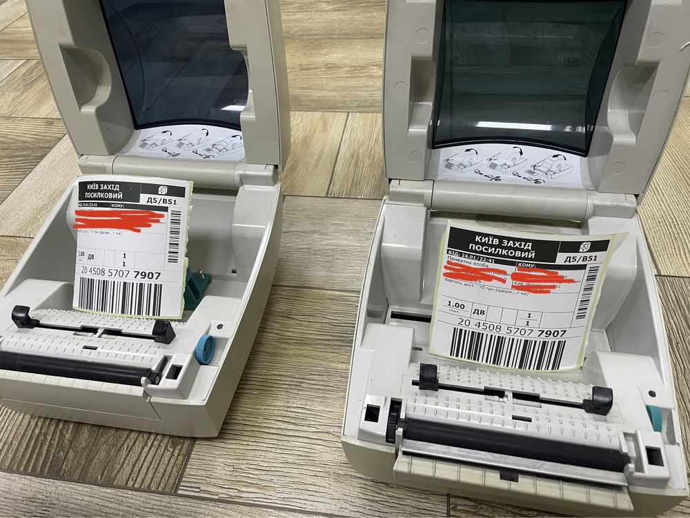 Принтер для етикеток нової пошти Zebra LP2844 (GC420d)
