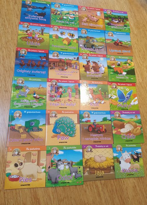 Książki i figurki zwierząt Wesoła Farma De Agostini