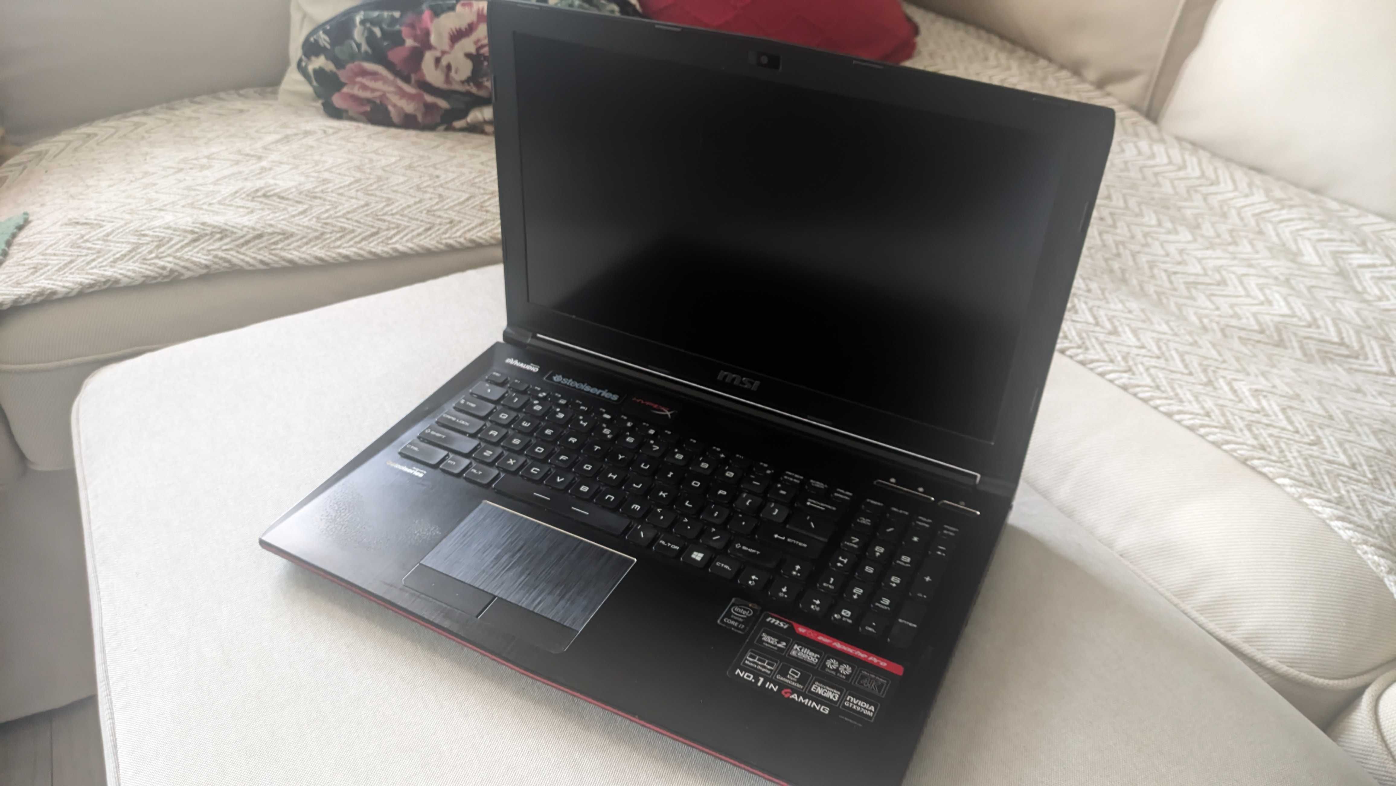 Laptop gamingowy MSI GE62 2QF Apache Pro i7 GTX970M 16GB 1TB 15.4cala