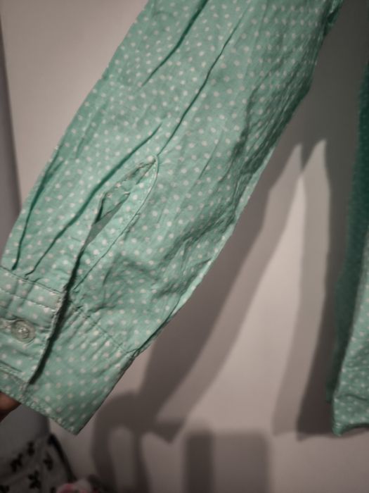 Koszula dziewczęca z długim rękawem r. 116