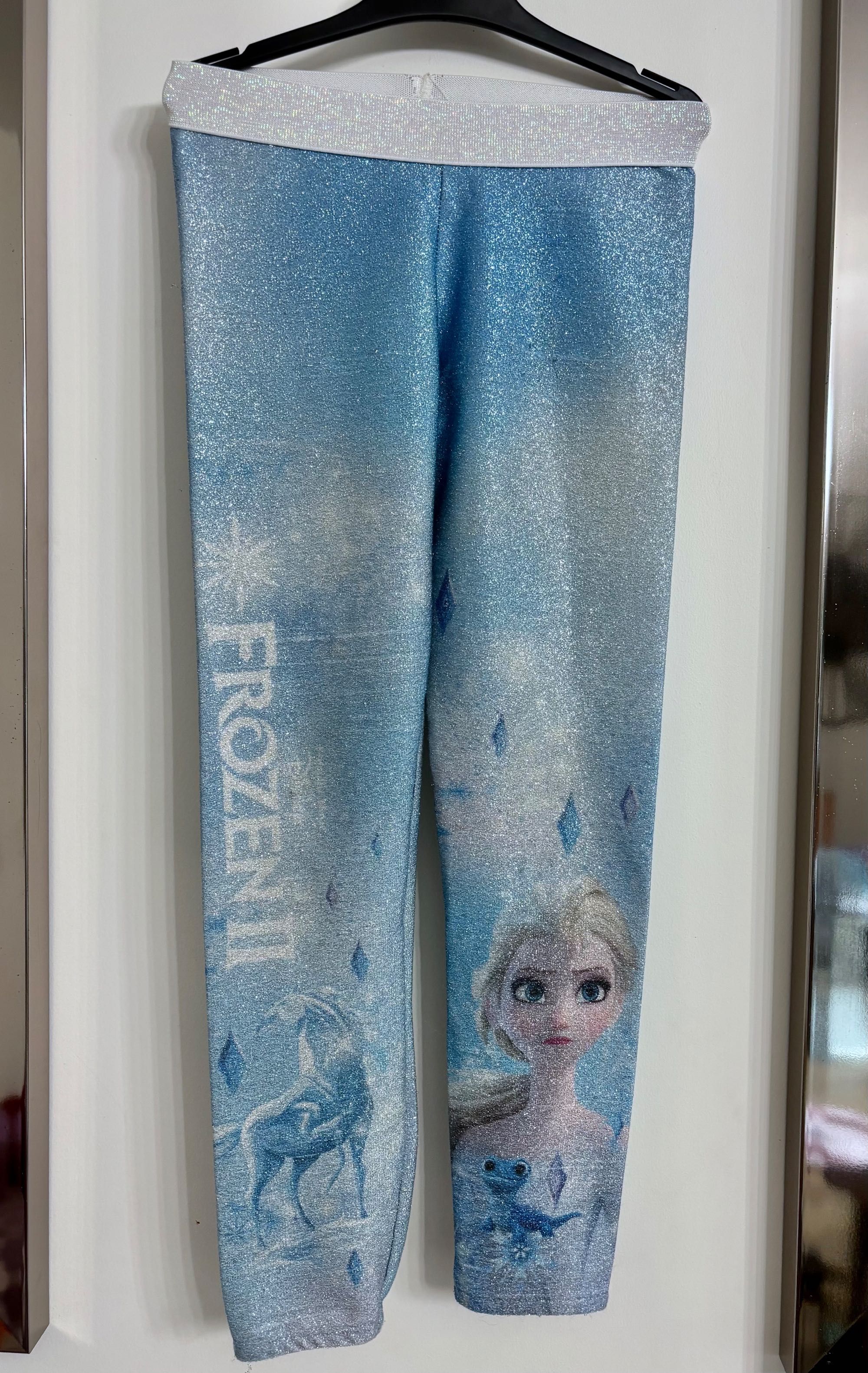 Elza. Elsa, Frozen, Kraina Lodu  komplet  2 bluzki i spodnie