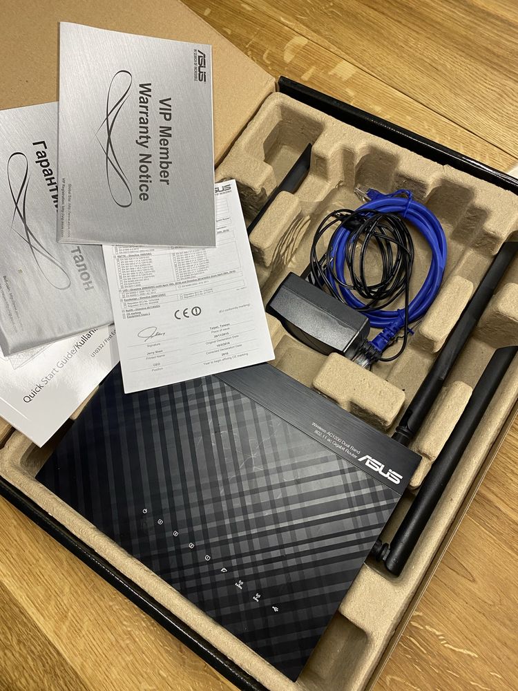 Router ASUS RT-AC1200G+ dual band gigabit lan