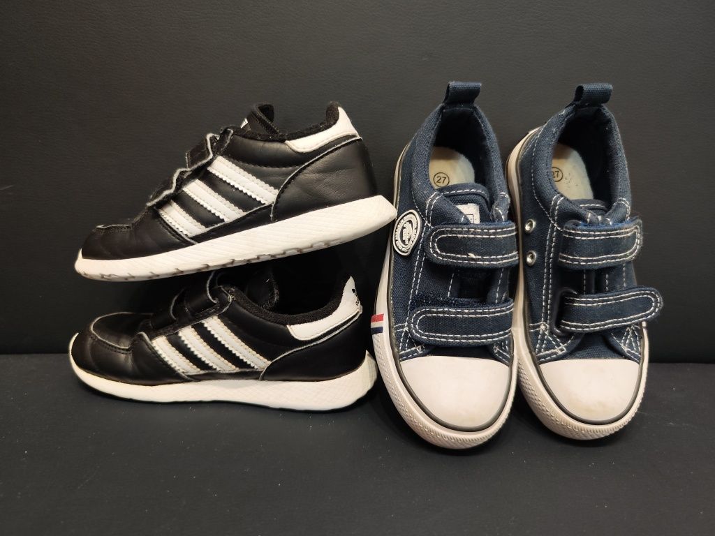 Buty sportowe adidas trampki 27 dwie pary rozmiar 27