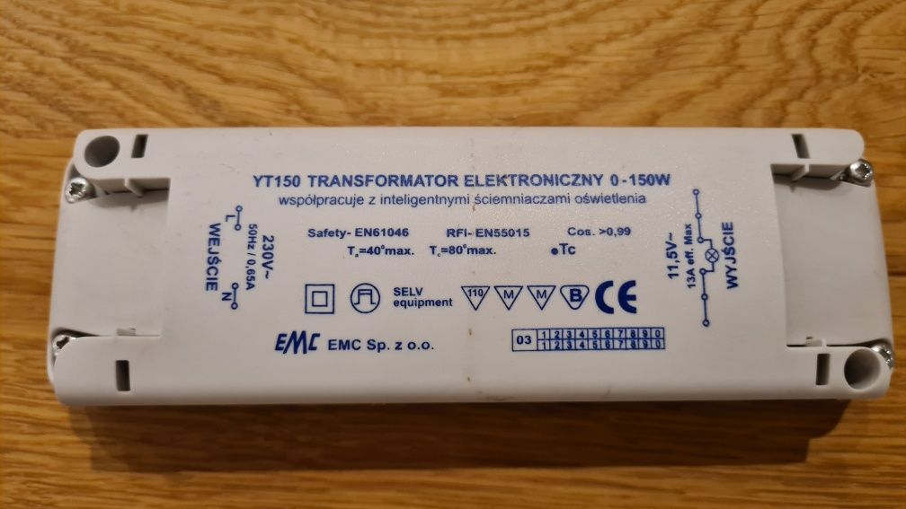 Zasilacze - transformatory elektroniczne 5 sztuk 12v 250W