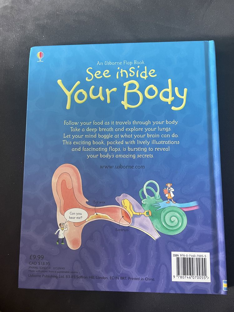 Дитяча Книга “See inside your body”