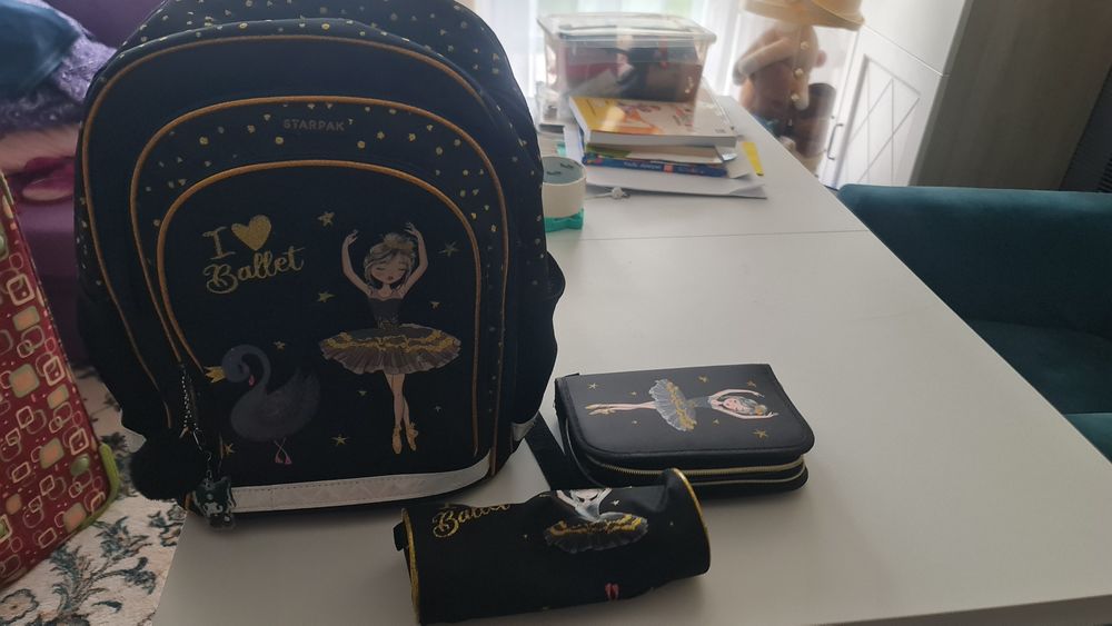 Zestaw Plecak Starpak Balerina i piórniki
