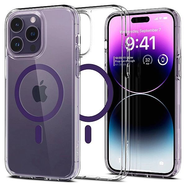 Spigen Ultra Hybrid Mag Magsafe Iphone 14 Pro Max Deep Purple