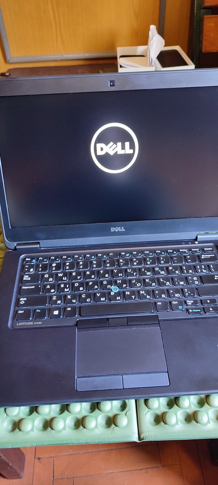 Dell e7450, I7 5600u, 8gb, ssd 120+256, 14 fhd,отпечаток.