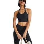 Топ спортивний Alo Yoga Sports Ribbed Top Black
