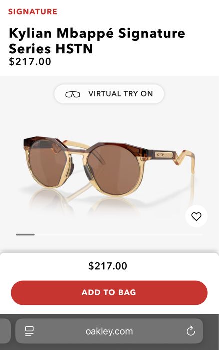 Oakley Okulary HSTN M x Kylian Mbappé Dark Amber Light Curry / Prizm