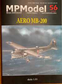 Model kartonowy Samolot Aero MB-200