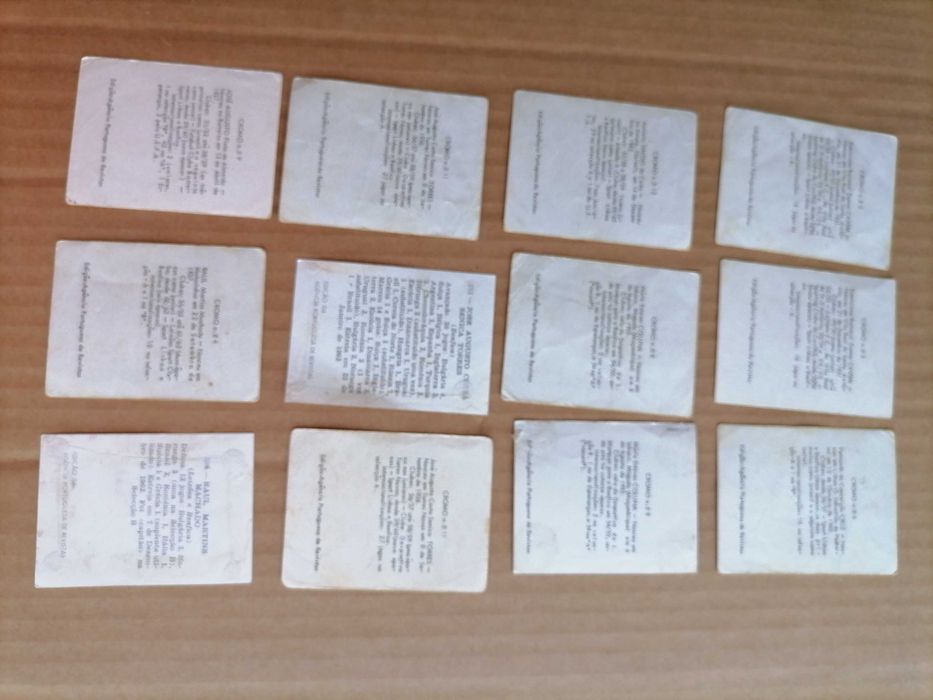 Cromos BENFICA Anos 60's Coluna,Cruz,Cavém,Simões,J.AugustoTorres