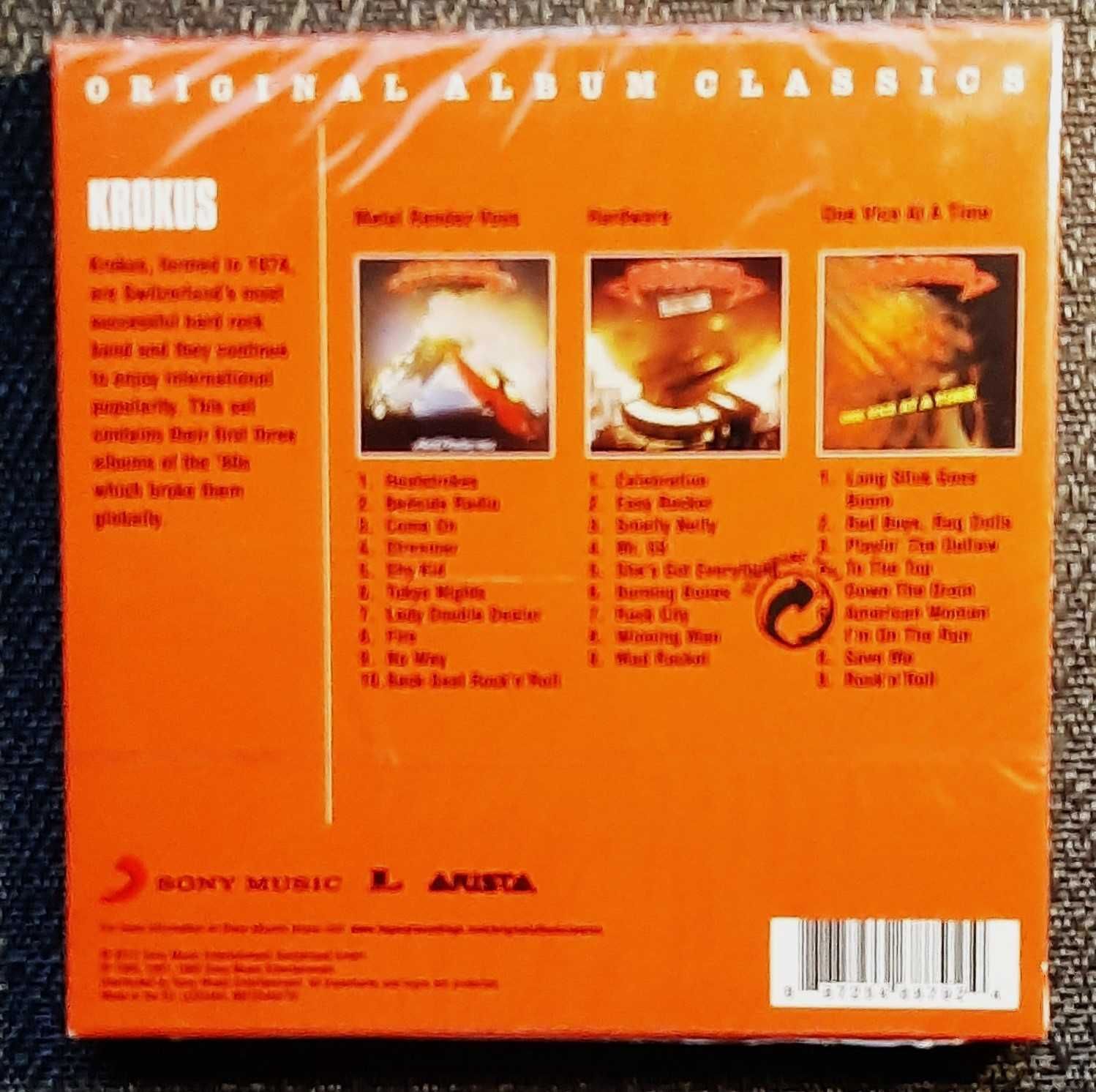 Polecam 3 XCD Zestaw Kultowego Hard Rockowego- Zespołu  KROKUS  3CD
