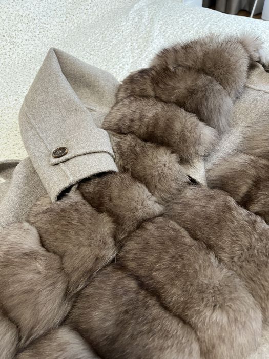 Пальто з альпаки, натуральне