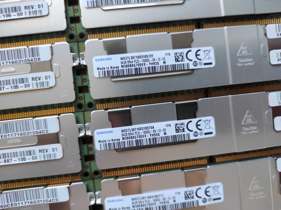 Samsung 64GB ECC DDR3 1333 PC3-10600R Reg серверна