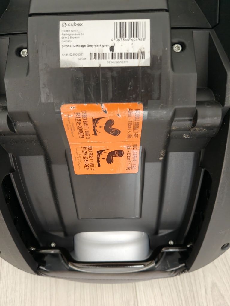 Cadeira auto - pouco usada - CYBEX Sirona T