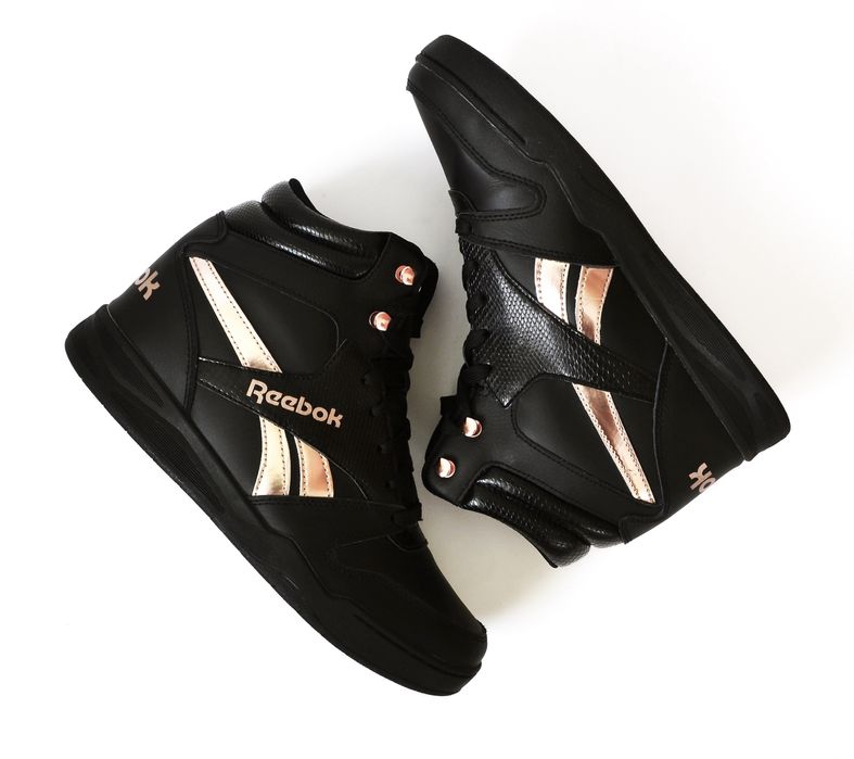 Брендові оригінальні чорні шкіряні черевики снікерси REEBOK 41 (27 см)