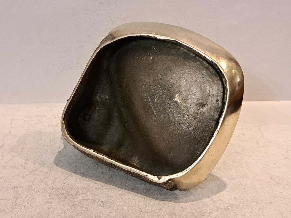 Бронзовая статуэтка Нимор, пепельница - Аквалангист - латунь.