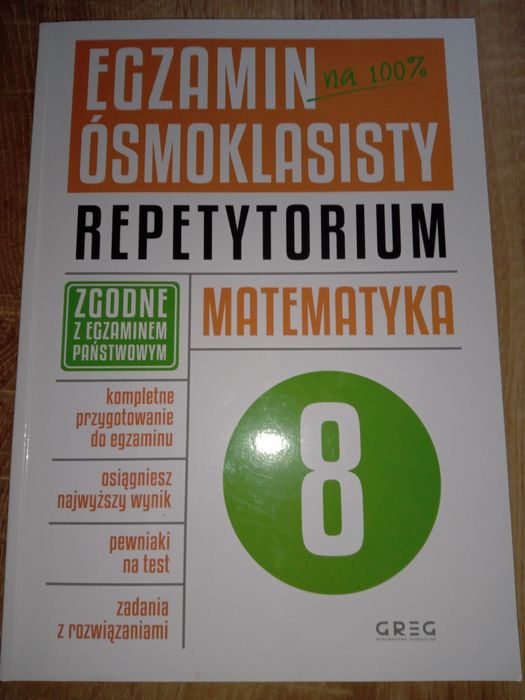 Repetytorium ośmioklasisty Matematyka Greg
