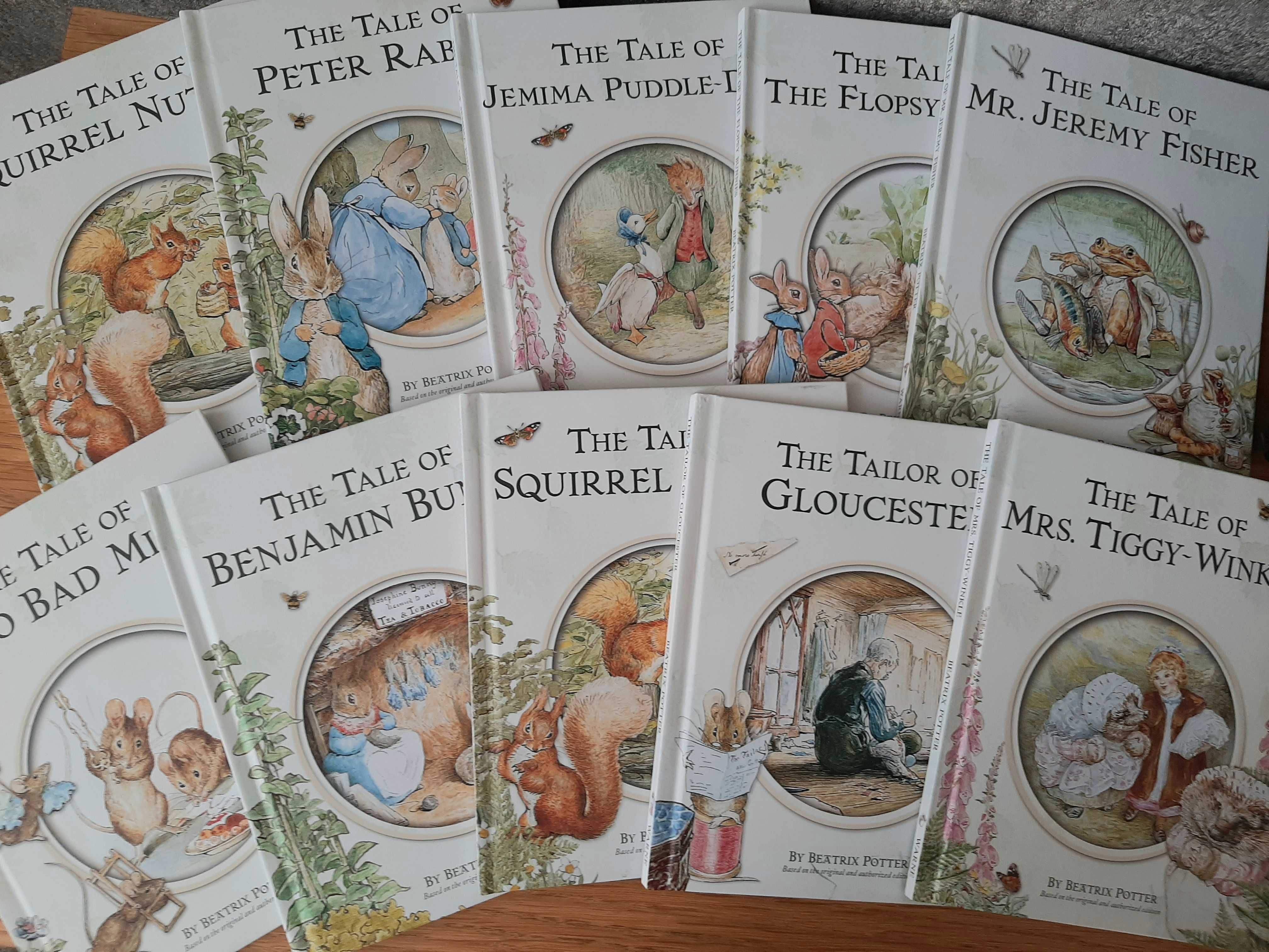Книги Беатрикс Поттер "Библиотека кролика Питера"