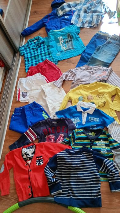 Sprzedam pakę ubranek 104-116