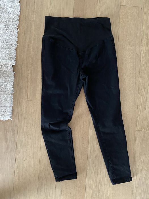 Spodnie ciążowe Shein r.40/L czarne jeansy